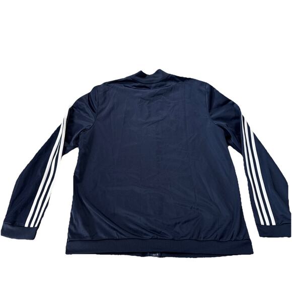 Adidas Womens 3 Stripes Tricot Tracksuit NWT Jacket & Pants Set Sz XL Navy - Picture 5 of 13